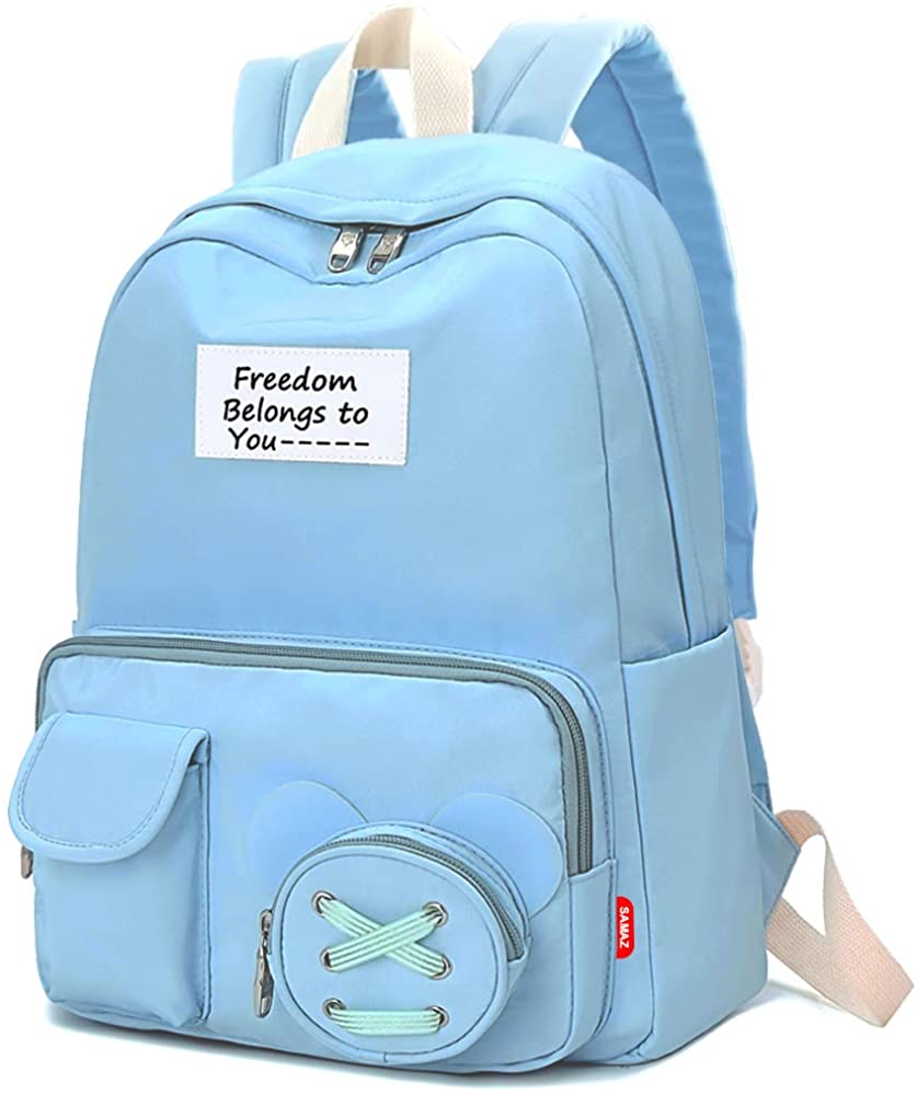 Teen Girl School Backpack USB Charging Port 16' Laptop Bag