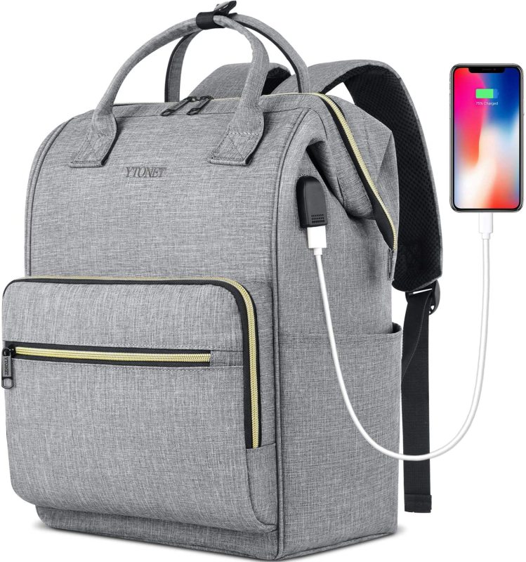 Custom Color Backpack for Travel 15.6' with USB Charging Port