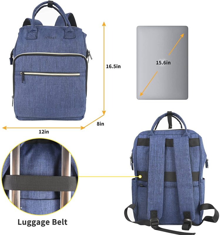 Custom Color Backpack for Travel 15.6' with USB Charging Port