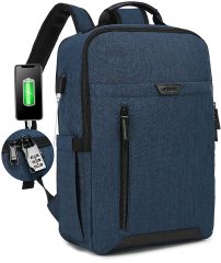 Backpack for School College Casual Daypacks with USB Charging Port and Lock