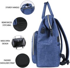 Custom Color Backpack for Travel 15.6' with USB Charging Port