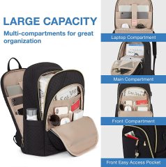 Custom Color Backpack Travel Business School with USB Charging Port 15.6'