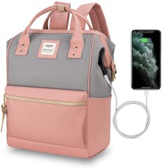 Custom Color and Pattern Womens Laptop Backpack 15.6 Inch Water Repellent with USB