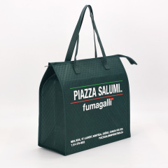 Custom Logo Printed Promotional Colorful Shopping PP Non-Woven Bag with Zipper