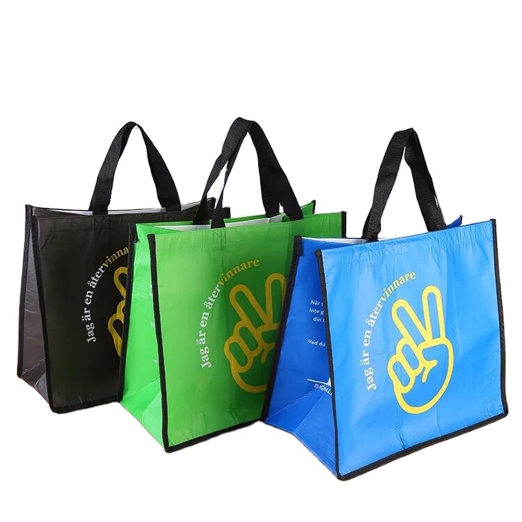 Custom Stylish Tote Bags Logo Printed Non-Woven Bag