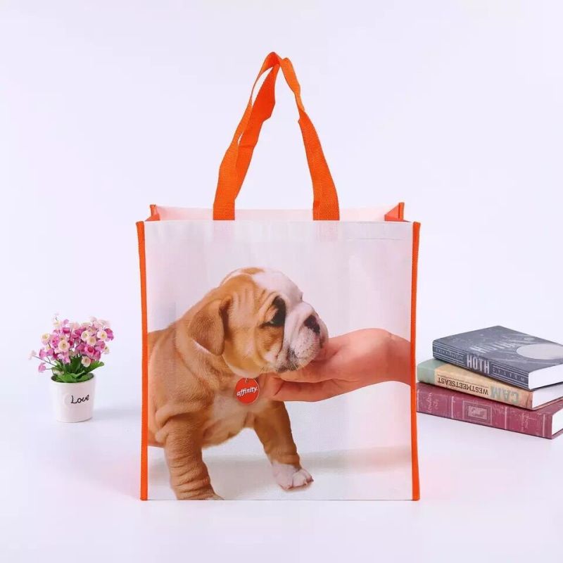 Custom Stylish Tote Bags Logo Printed Non-Woven Bag