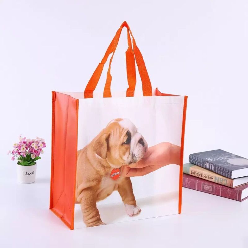 Custom Stylish Tote Bags Logo Printed Non-Woven Bag