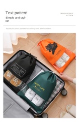 Non-Woven Dust Bag Shoe Bag Drawstring Bag with Window