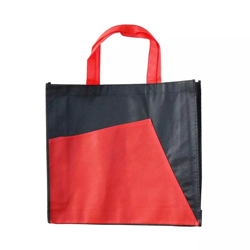 Custom Printed Logo Laminated Non-Woven Bag Durable Reusable Tote Shopping Bag