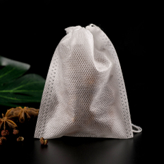 Heat Seal Biodegradable Disposable Tea Bags Different Size String Empty Filter Non-Woven