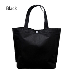 High-Quality Recyclable Custom Logo Printed Grocery Tote Bag Non-Woven Bag with Button