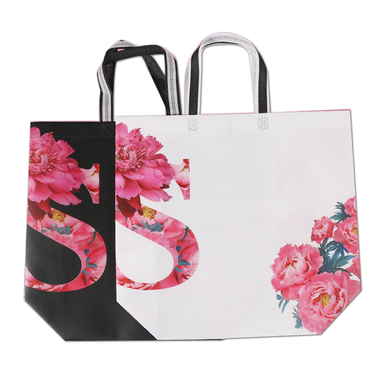 Custom Ultrasonic Non-Woven Shopping Tote Bag Printed Big Size Box Bag