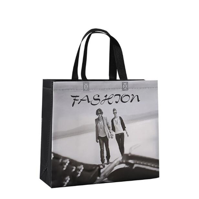 Printed Colorful Tote Shopping Non-Woven Bag High-Quality Custom Logo Bag Polyester