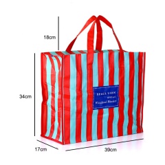 Promotional Customized Eco Laminated Non-Woven Reusable Foldable Shopping Bag with Zipper