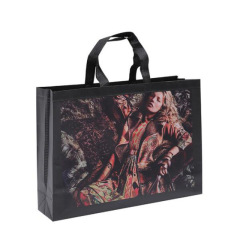 Printed Colorful Tote Shopping Non-Woven Bag High-Quality Custom Logo Bag Polyester