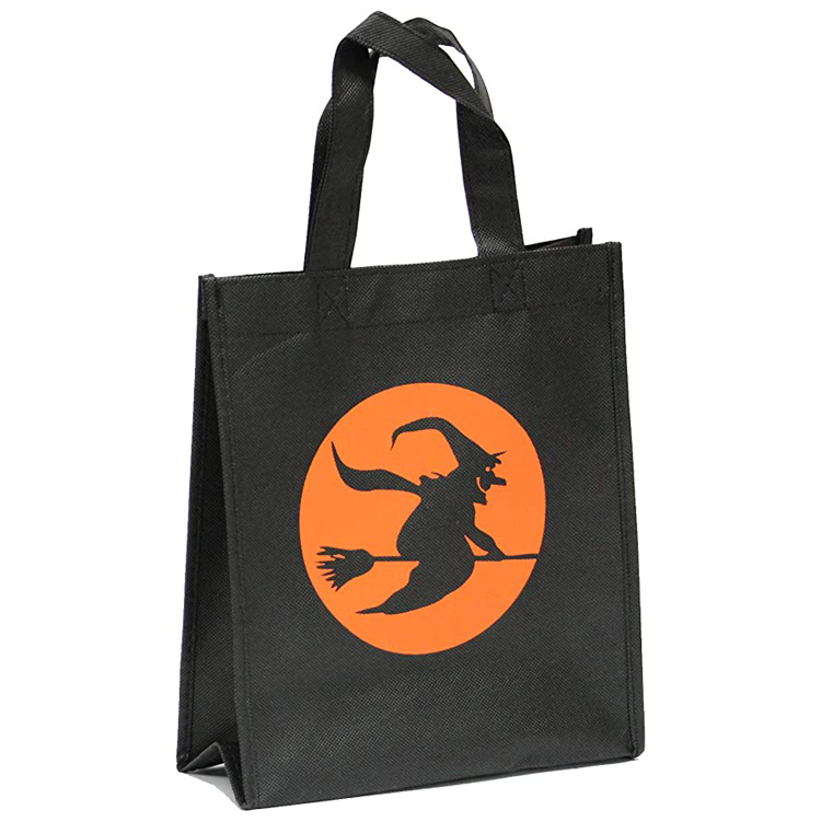 Different Colors Recycling Custom Design Halloween Promotional Non-Woven Shopping Tote Bag