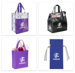 Shopping Bag Customzied Logo Non-Woven Bag Accept Customized Logo Customized Color Promotion Printing
