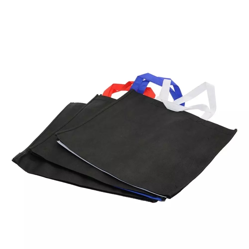 Custom Printed Logo Laminated Non-Woven Bag Durable Reusable Tote Shopping Bag