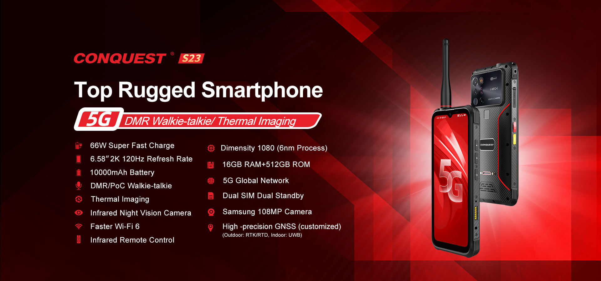 Conquest s23 mobile phone