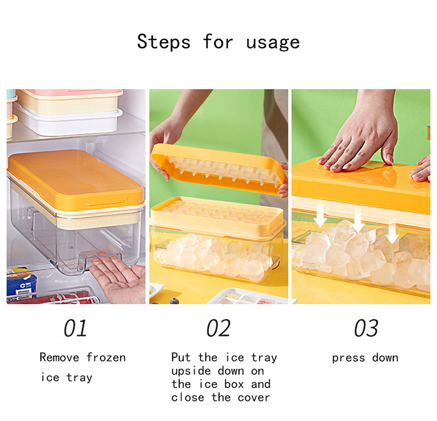 Block Ice Tray with Storage Bin - ApolloBox