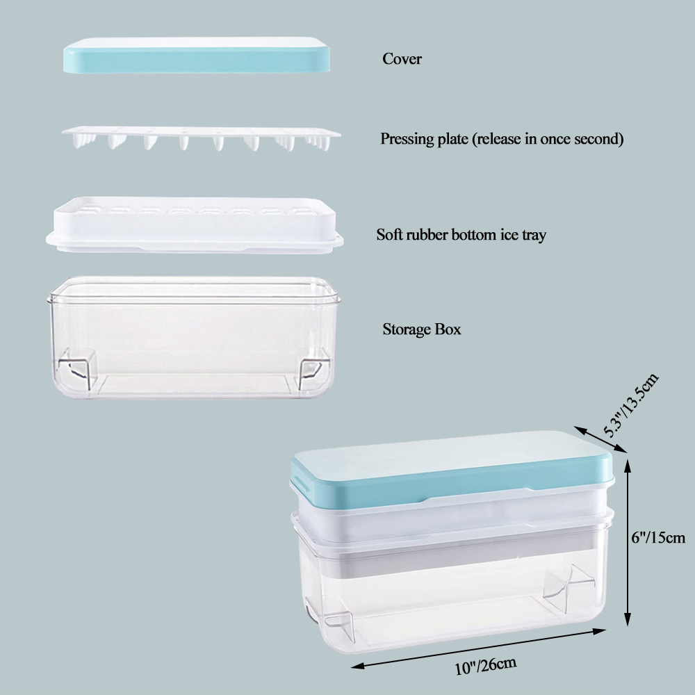 Block Ice Tray with Storage Bin - ApolloBox