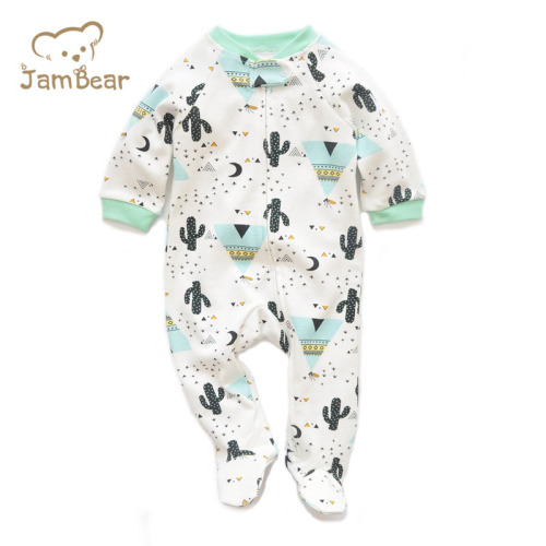 100% organic cotton baby romper jersey infant romper long sleeve baby clothes