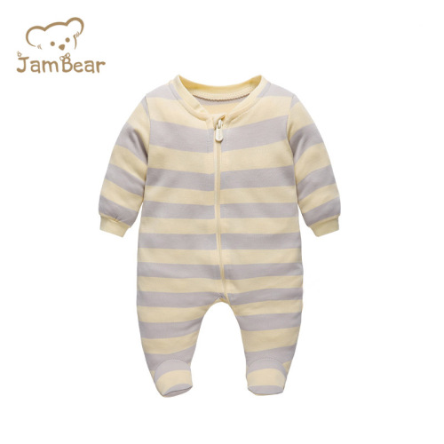 100% organic cotton baby romper jersey infant romper long sleeve baby clothes jersey footies baby