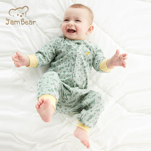 100% organic cotton baby romper jersey infant romper long sleeve baby clothes jersey baby footies infant zip onesie