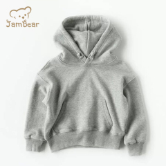 JamBear Organic printed baby hoodies Organic baby sweatshirt Hooded Organic cotton baby boy girl sweatshirt
