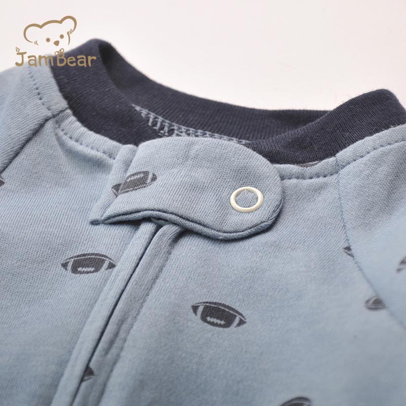 100% organic cotton baby romper jersey infant romper long sleeve baby clothes jersey footies baby
