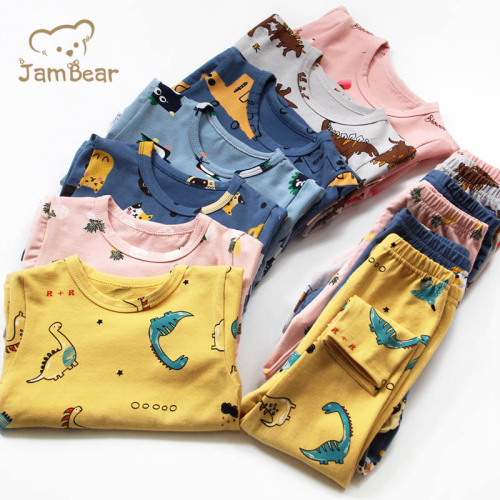 JamBear children Loungewear organic cotton toddler pyjama bamboo pyjamas Eco-friendly baby sleepwear kids pajamas set