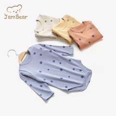 100% organic cotton baby bodysuit jersey infant onesie long sleeve ribbed baby clothes jersey ribbed infant onesie