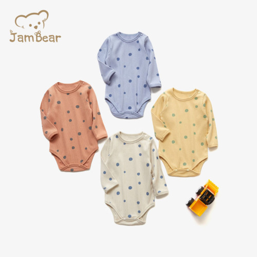 100% organic cotton baby bodysuit jersey infant onesie long sleeve ribbed baby clothes jersey ribbed infant onesie