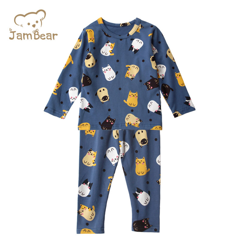 JamBear children Loungewear organic cotton toddler pyjama bamboo pyjamas Eco-friendly baby sleepwear kids pajamas set