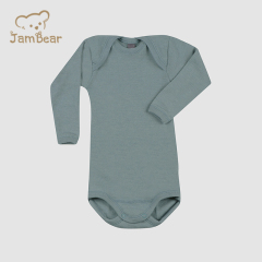 Organic cotton baby bodysuit rompers sustainable long sleeve organic bodysuit eco friendly toddler bodysuits