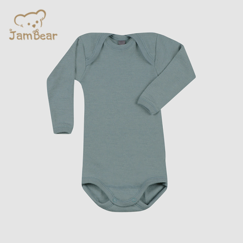 Organic cotton baby bodysuit rompers sustainable long sleeve organic bodysuit eco friendly toddler bodysuits