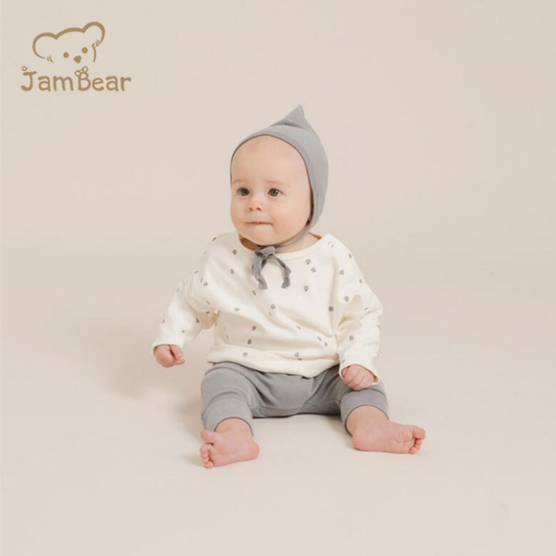 JamBear Organic baby jogging Short Pants Natural Organic Cotton toddler jogging sets eco friendly children Jogger pants