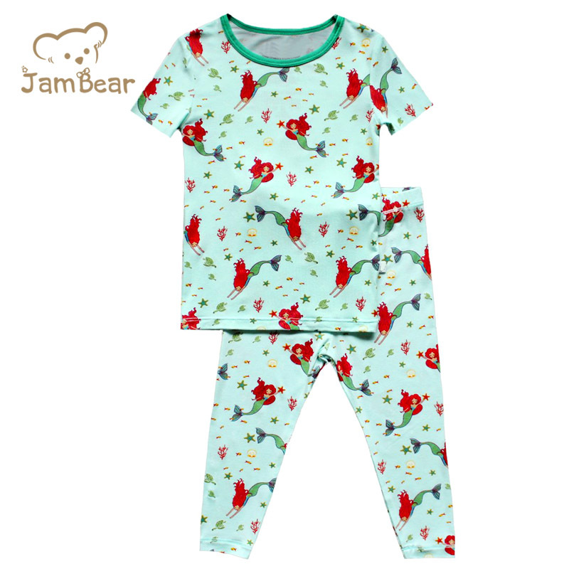 JamBear children Loungewear bamboo toddler pyjama bamboo pyjamas Eco-friendly baby sleepwear baby pyjamas set