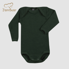 Organic cotton baby bodysuit rompers sustainable long sleeve organic bodysuit eco friendly toddler bodysuits
