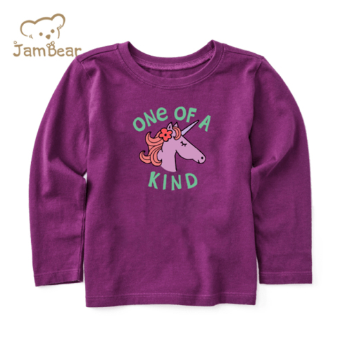 Sustainable t shirt for kids organic cotton custom kids t shirts printed eco friendly children tshirt kids tee