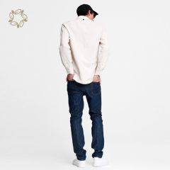 linen men shirt casual 100% linen men shirt men's camisas linen shirts organic camisas full sleeve men's shirt