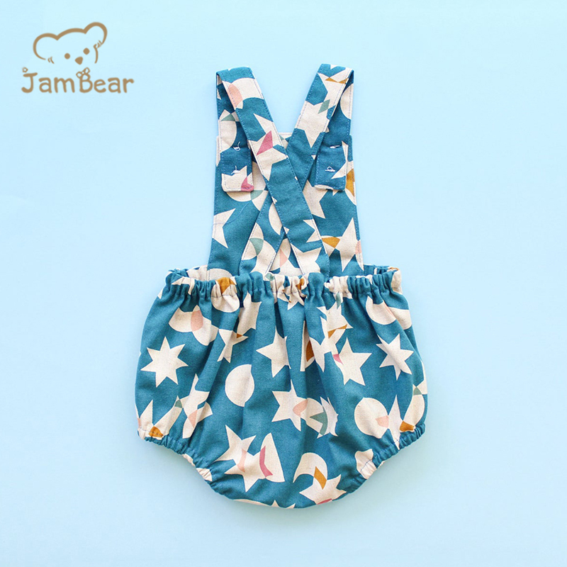 Sustainable ruffle baby tank romper organic cotton ruffle baby bodysuit sleeveless eco friendly baby romper toddler