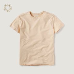 Hemp Men T-Shirt heavy weight soft cotton tee organic cotton heavy weight t shirt Men's Blank Tee soft jersey knit tee