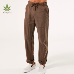 men Lightweight Hemp Weekend Pant organic hemp men trousers sustainable men linen trousers casual