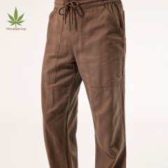 men Lightweight Hemp Weekend Pant organic hemp men trousers sustainable men linen trousers casual