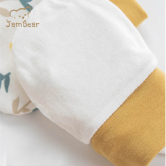 Jambear Newborn Baby Cotton No Scratch Mittens For 0-6 Months Boys Girls Baby Mitts newborn mitten set