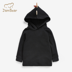 Organic cotton toddler hoodies eco friendly hoodies for toddlers sustainable baby waffle hoodie