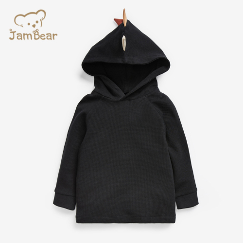Organic cotton toddler hoodies eco friendly hoodies for toddlers sustainable baby waffle hoodie