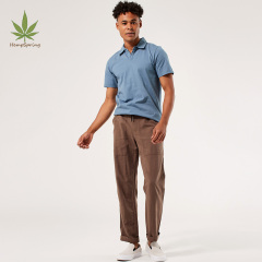 men Lightweight Hemp Weekend Pant organic hemp men trousers sustainable men linen trousers casual
