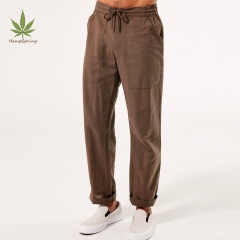 men Lightweight Hemp Weekend Pant organic hemp men trousers sustainable men linen trousers casual